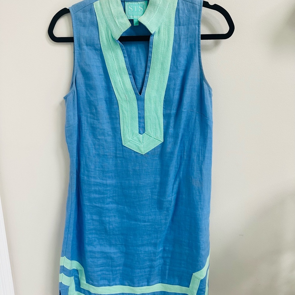 Sail to Sable Linen Dress